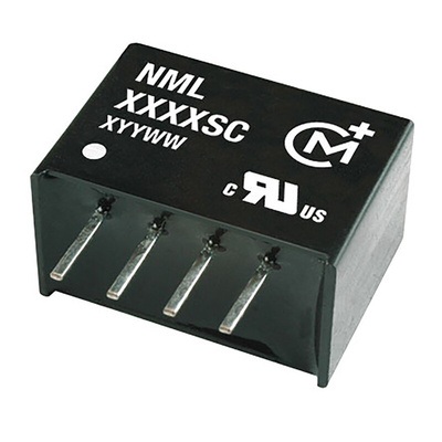 Murata Power Solutions NML DC-DC Converter, 5V dc/ 400mA Output, 4.5 → 5.5 V dc Input, 2W, Through Hole, +85°C