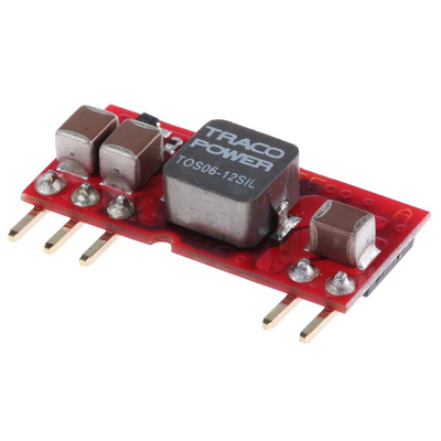 TRACOPOWER TOS DC-DC Converter, 0.75 → 5V dc/ 6A Output, 8.3 → 14 V dc Input, 30W, Through Hole, +85°C