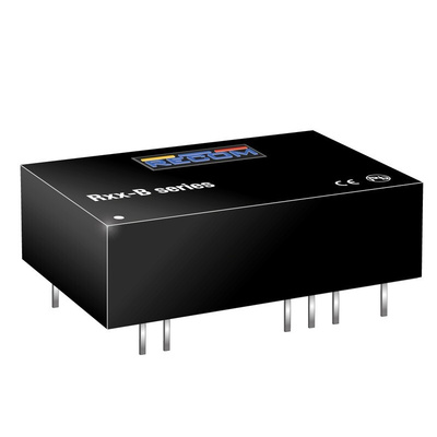 Recom Rxx-B DC-DC Converter, 95 → 210V dc/ 50mA Output, 21 → 27 V dc Input, 5W, Through Hole, +70°C Max