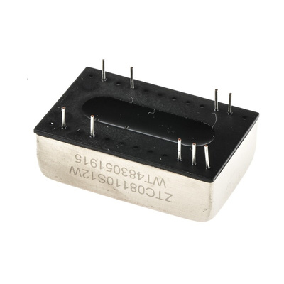 TRACOPOWER TEN 8WI DC-DC Converter, 12V dc/ 666mA Output, 43 → 160 V dc Input, 8W, Through Hole, +85°C Max Temp