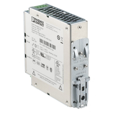 Phoenix Contact QUINT-PS/24DC/24DC/8 DC-DC Converter, 12V dc/ 8A Output, 18 → 32 V dc Input, 96W, DIN Rail
