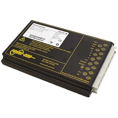 BEL POWER SOLUTIONS INC Q DC-DC Converter, ±24V dc/ 5.5A Output, 65 → 150 V dc Input, 132W, Rack Mount, +71°C