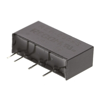 Recom REE DC-DC Converter, 5V dc/ 200mA Output, 4.5 → 5.5 V dc Input, 1W, Through Hole, +85°C Max Temp -40°C Min