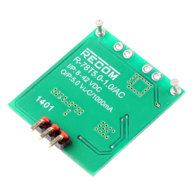 Recom R78T DC-DC Converter, 5V dc/ 1A Output, 8 → 42 V dc Input, Screw Mount, Surface Mount, +85°C Max Temp