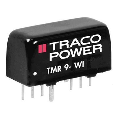 TRACOPOWER TMR 9 WI DC-DC Converter, 9V dc/ 1A Output, 9 → 36 V dc Input, 9W, Through Hole, +85°C Max Temp -40°C