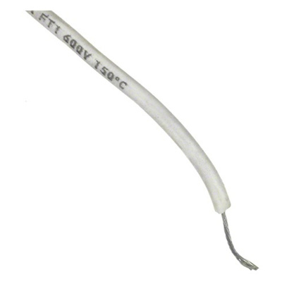 Alpha Wire White, 0.33 mm² Hook Up Wire 392250 Series , 30.5m