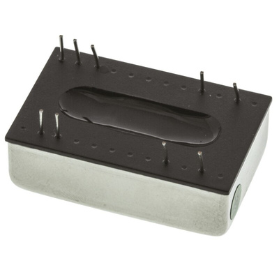 Recom RP12-AW DC-DC Converter, ±12V dc/ ±500mA Output, 9 → 36 V dc Input, 12W, Through Hole, +65°C Max Temp