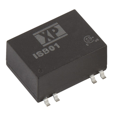 XP Power ISB DC-DC Converter, 12V dc/ 83mA Output, 36 → 75 V dc Input, 1W, Surface Mount, +95°C Max Temp -40°C