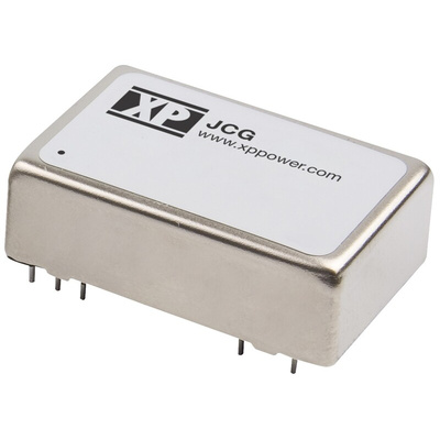 XP Power JCG DC-DC Converter, 5V dc/ 2.4A Output, 36 → 75 V dc Input, 12W, Through Hole, +100°C Max Temp -40°C