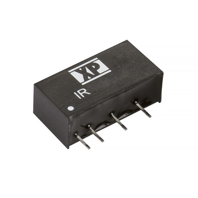 XP Power IR DC-DC Converter, 5V dc/ 600mA Output, 10.8 → 13.2 V dc Input, 3W, Through Hole, +85°C Max Temp -40°C