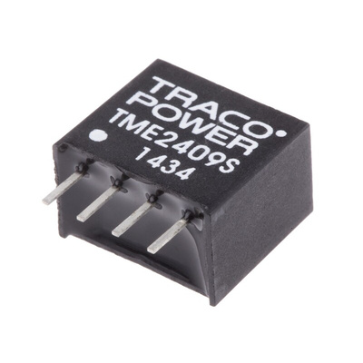 TRACOPOWER TME DC-DC Converter, 9V dc/ 110mA Output, 21.6 → 26.4 V dc Input, 1W, Through Hole, +85°C Max Temp