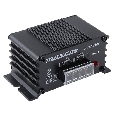 Mascot DC-DC Converter, 13.6V dc/ 6A Output, 18 → 32 V dc Input, 81W, Mounting Bracket, +60°C Max Temp -20°C Min