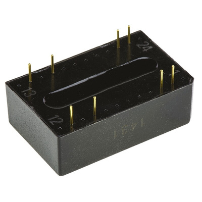TRACOPOWER TEL 5 DC-DC Converter, ±12V dc/ ±250mA Output, 18 → 36 V dc Input, 5W, Through Hole, +85°C Max Temp