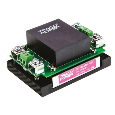 TRACOPOWER TEP 100 DC-DC Converter, 24V dc/ 4.2A Output, 18 → 36 V dc Input, 100W, Chassis Mount, +75°C Max Temp
