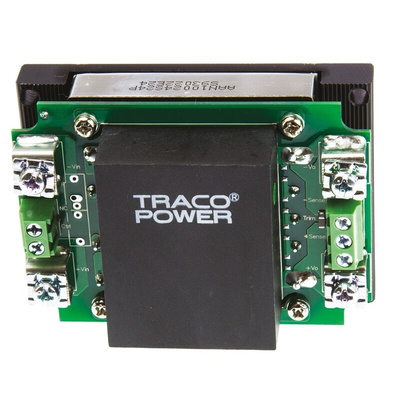 TRACOPOWER TEP 100 DC-DC Converter, 24V dc/ 4.2A Output, 18 → 36 V dc Input, 100W, Chassis Mount, +75°C Max Temp