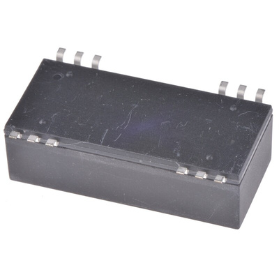 TRACOPOWER TES 3WI DC-DC Converter, 5V dc/ 600mA Output, 9 → 36 V dc Input, 3W, Surface Mount, +71°C Max Temp