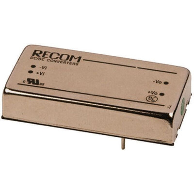 Recom RP15 F DC-DC Converter, 3.3V dc/ 4A Output, 18 → 36 V dc Input, 15W, Through Hole, +85°C Max Temp -40°C