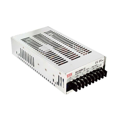 MEAN WELL DC-DC Converter, 12V dc/ 16.7A Output, 19 → 36 V dc Input, 200W, Chassis Mount, +60°C Max Temp -20°C