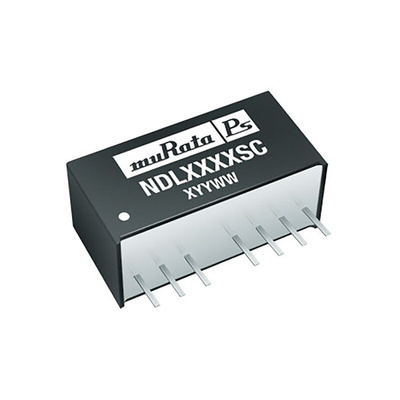 Murata Power Solutions NDL DC-DC Converter, 5V dc/ 400mA Output, 18 → 36 V dc Input, 2W, Through Hole, +85°C Max