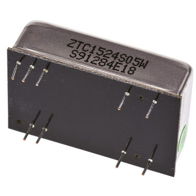 TRACOPOWER THD 15WIN DC-DC Converter, 5V dc/ 3A Output, 9 → 36 V dc Input, 15W, Through Hole, +85°C Max Temp