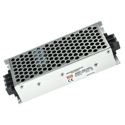 MEAN WELL RSD 100 DC-DC Converter, 5V dc/ 20A Output, 14.4 → 33.6 V dc Input, 100W, Chassis Mount, +70°C Max