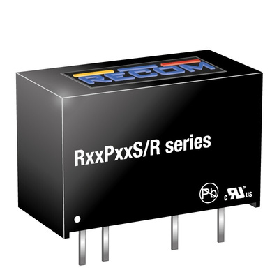 Recom RxxPxx/R DC-DC Converter, 5V dc/ 200mA Output, 4.5 → 5.5 V dc Input, 1W, Through Hole, +85°C Max Temp