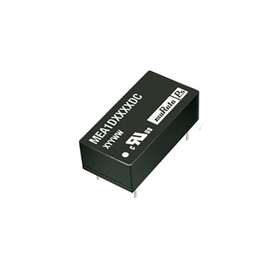Murata Power Solutions MEA1 DC-DC Converter, ±15V dc/ ±33mA Output, 21.6 → 26.4 V dc Input, 1W, Through Hole,