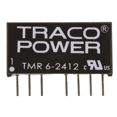 TRACOPOWER TMR 6 DC-DC Converter, 12V dc/ 500mA Output, 18 → 36 V dc Input, 6W, Through Hole, +70°C Max Temp