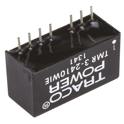 TRACOPOWER TMR 3WIE DC-DC Converter, 3.3V dc/ 700mA Output, 9 → 36 V dc Input, 3W, Through Hole, +85°C Max Temp
