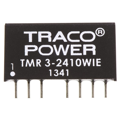 TRACOPOWER TMR 3WIE DC-DC Converter, 3.3V dc/ 700mA Output, 9 → 36 V dc Input, 3W, Through Hole, +85°C Max Temp