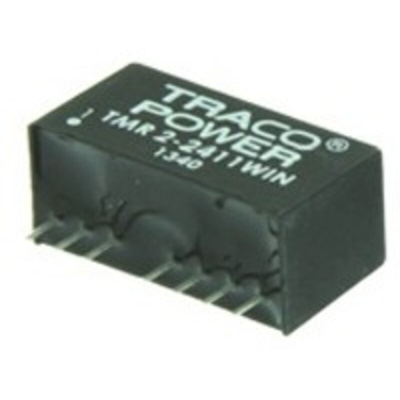 TRACOPOWER TMR 2WIN DC-DC Converter, ±15V dc/ ±67mA Output, 9 → 36 V dc Input, 2W, Through Hole, +90°C Max Temp