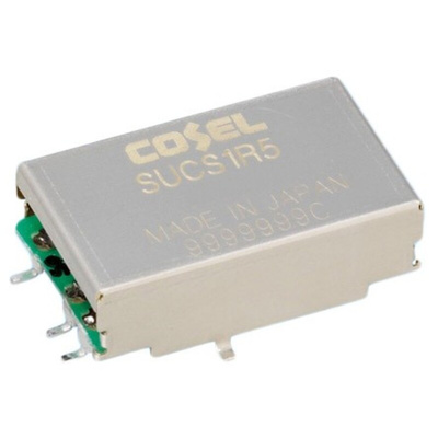 Cosel DC-DC Converter, 5V dc/ 300mA Output, 4.5 → 9 V dc Input, 1.5W, Surface Mount, +85°C Max Temp -40°C Min