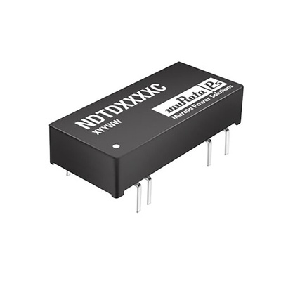 Murata Power Solutions NDTD DC-DC Converter, ±15V dc/ 100mA Output, 18 → 36 V dc Input, 3W, Through Hole, +85°C