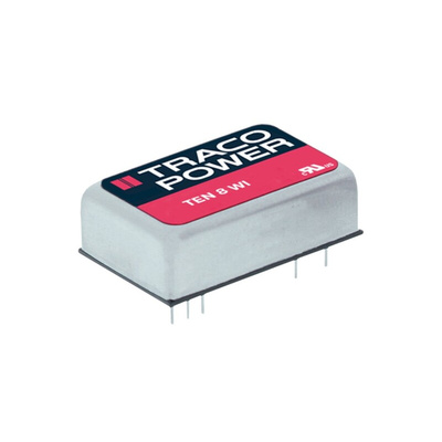 TRACOPOWER TEN 8WI DC-DC Converter, ±5V dc/ ±800mA Output, 18 → 75 V dc Input, 8W, Through Hole, +85°C Max Temp