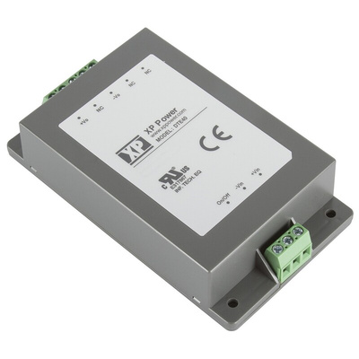 XP Power DTE40 DC-DC Converter, 48V dc/ 835mA Output, 9 → 36 V dc Input, 40W, Chassis Mount, +85°C Max Temp