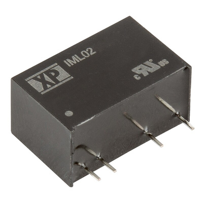 XP Power IML02 DC-DC Converter, 5V dc/ 400mA Output, 21.6 → 26.4 V dc Input, 2W, Through Hole, +85°C Max Temp