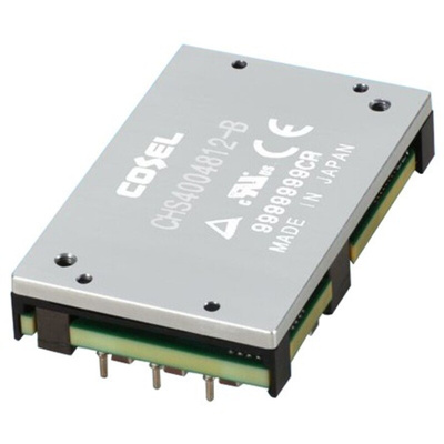 Cosel CHS DC-DC Converter, 12V dc/ 33A Output, 36 → 76 V dc Input, 396W, PCB Mount, +85°C Max Temp -40°C Min Temp