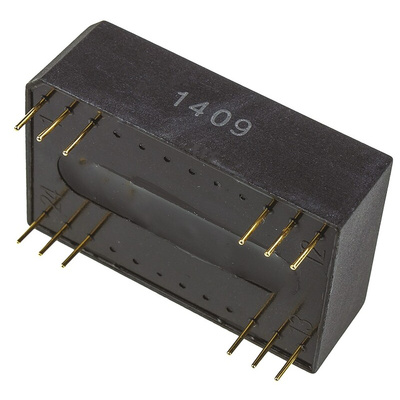 TRACOPOWER TEL 3 DC-DC Converter, ±15V dc/ ±100mA Output, 4.5 → 9 V dc Input, 3W, Through Hole, +85°C Max Temp