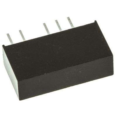 Recom RB DC-DC Converter, ±5V dc/ ±100mA Output, 21.6 → 26.4 V dc Input, 1W, Through Hole, +85°C Max Temp -40°C