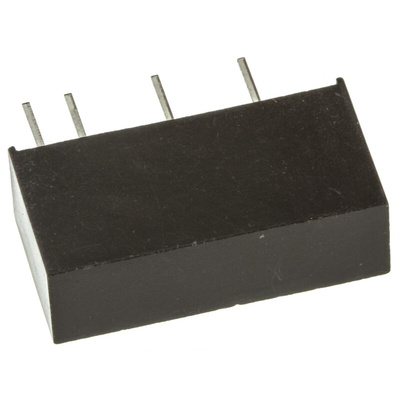 Recom RE DC-DC Converter, 15V dc/ 66mA Output, 21.6 → 26.4 V dc Input, 1W, Through Hole, +85°C Max Temp -40°C