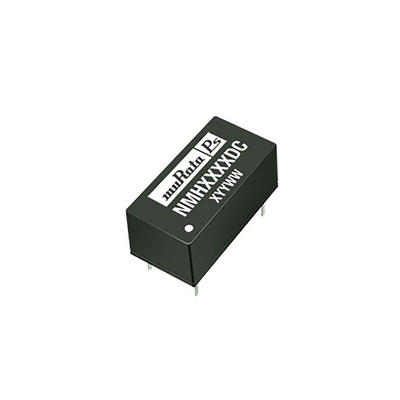 Murata Power Solutions NMH DC-DC Converter, ±15V dc/ ±67mA Output, 10.8 → 13.2 V dc Input, 2W, Through Hole,