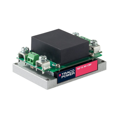 TRACOPOWER TEP 75WI DC-DC Converter, 24V dc/ 3.2A Output, 18 → 75 V dc Input, 75W, Chassis Mount, +75°C Max Temp