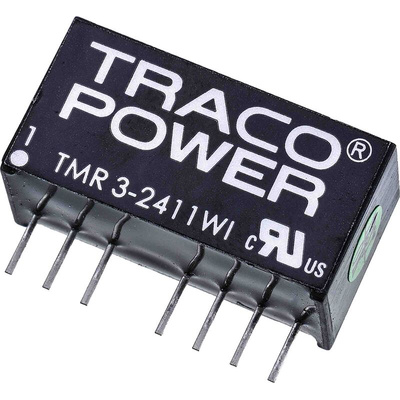 TRACOPOWER TMR 3WI DC-DC Converter, 5V dc/ 600mA Output, 9 → 36 V dc Input, 3W, Through Hole, +85°C Max Temp