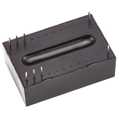 Recom REC3 DC-DC Converter, 12V dc/ 250mA Output, 4.25 → 5.75 V dc Input, 3W, Through Hole, +80°C Max Temp -40°C
