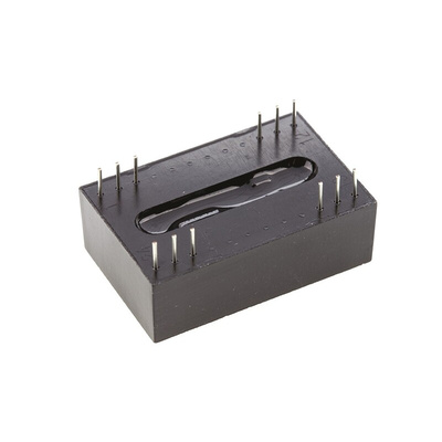 Recom REC3 DC-DC Converter, ±15V dc/ ±100mA Output, 4.25 → 5.75 V dc Input, 3W, Through Hole, +80°C Max Temp