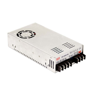 MEAN WELL DC-DC Converter, 12V dc/ 40A Output, 72 → 144 V dc Input, 500W, Chassis Mount, +60°C Max Temp -20°C