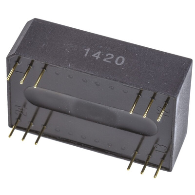 TRACOPOWER TEL 3 DC-DC Converter, 15V dc/ 200mA Output, 18 → 36 V dc Input, 3W, Through Hole, +85°C Max Temp