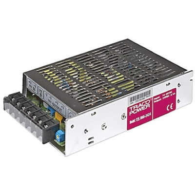 TRACOPOWER TZL DC-DC Converter, 24V dc/ 2.5A Output, 36 → 72 V dc Input, 60W, Chassis Mount, +70°C Max Temp