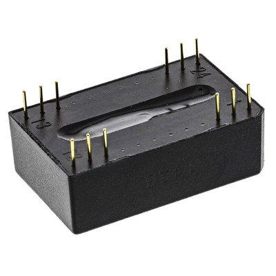 TRACOPOWER TEM 3N DC-DC Converter, ±15V dc/ ±100mA Output, 21.6 → 26.4 V dc Input, 3W, Through Hole, +85°C Max