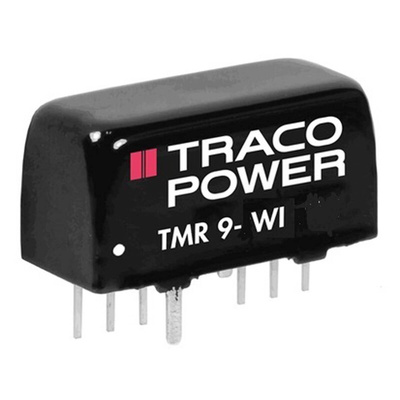 TRACOPOWER TMR 9 WI DC-DC Converter, 24V dc/ 375mA Output, 9 → 36 V dc Input, 9W, Through Hole, +85°C Max Temp